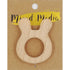 Bunny Shape Dummy Wood Ring